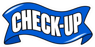Autocollant « Check-up »