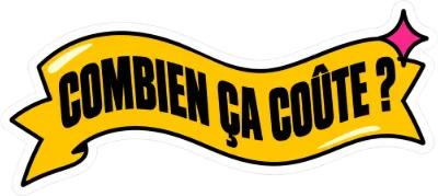 Autocollant « Combien ça coûte ? »