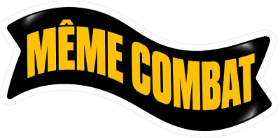 Autocollant « Même combat »