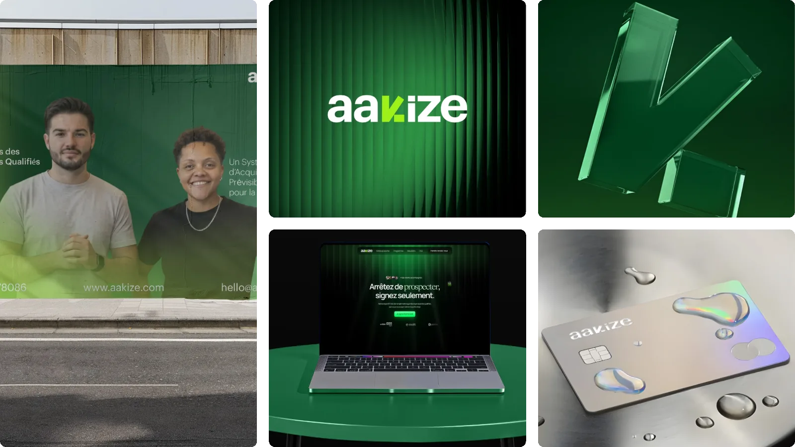 Moodboard du projet Aakize