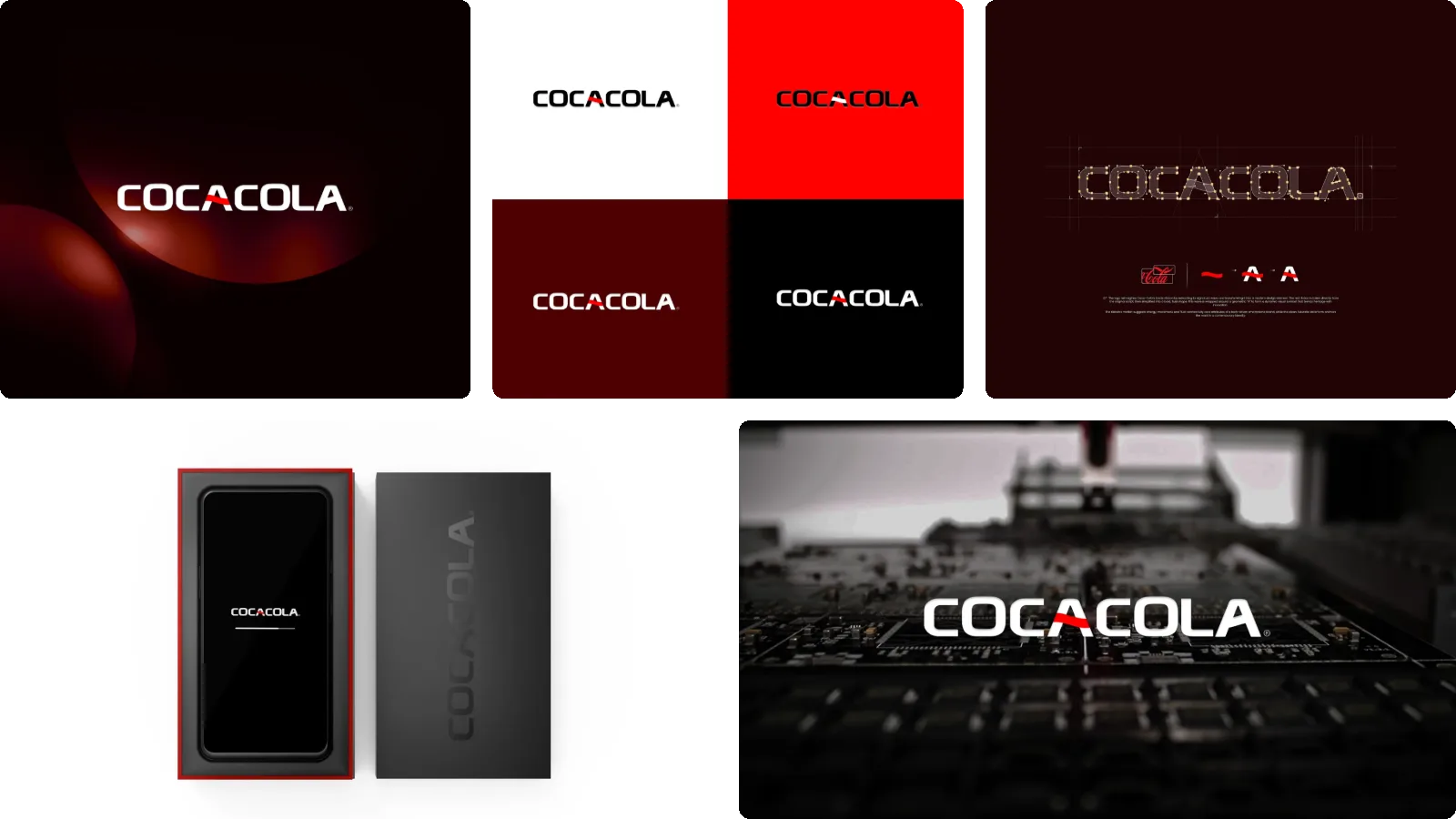 Moodboard du projet Coca-Cola
