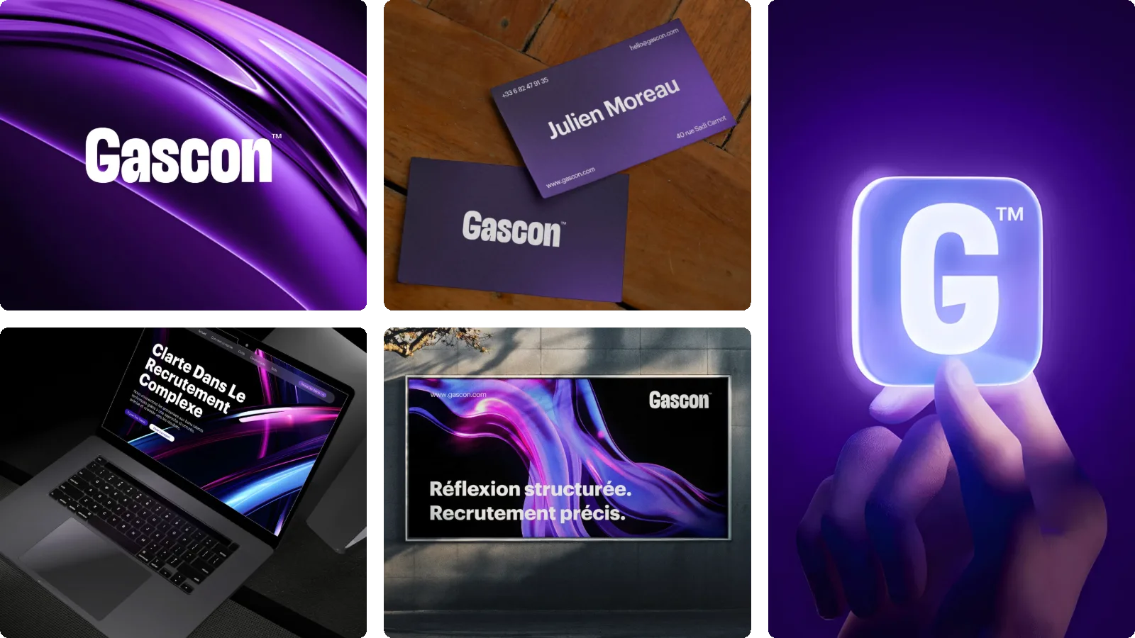 Moodboard du projet Gascon
