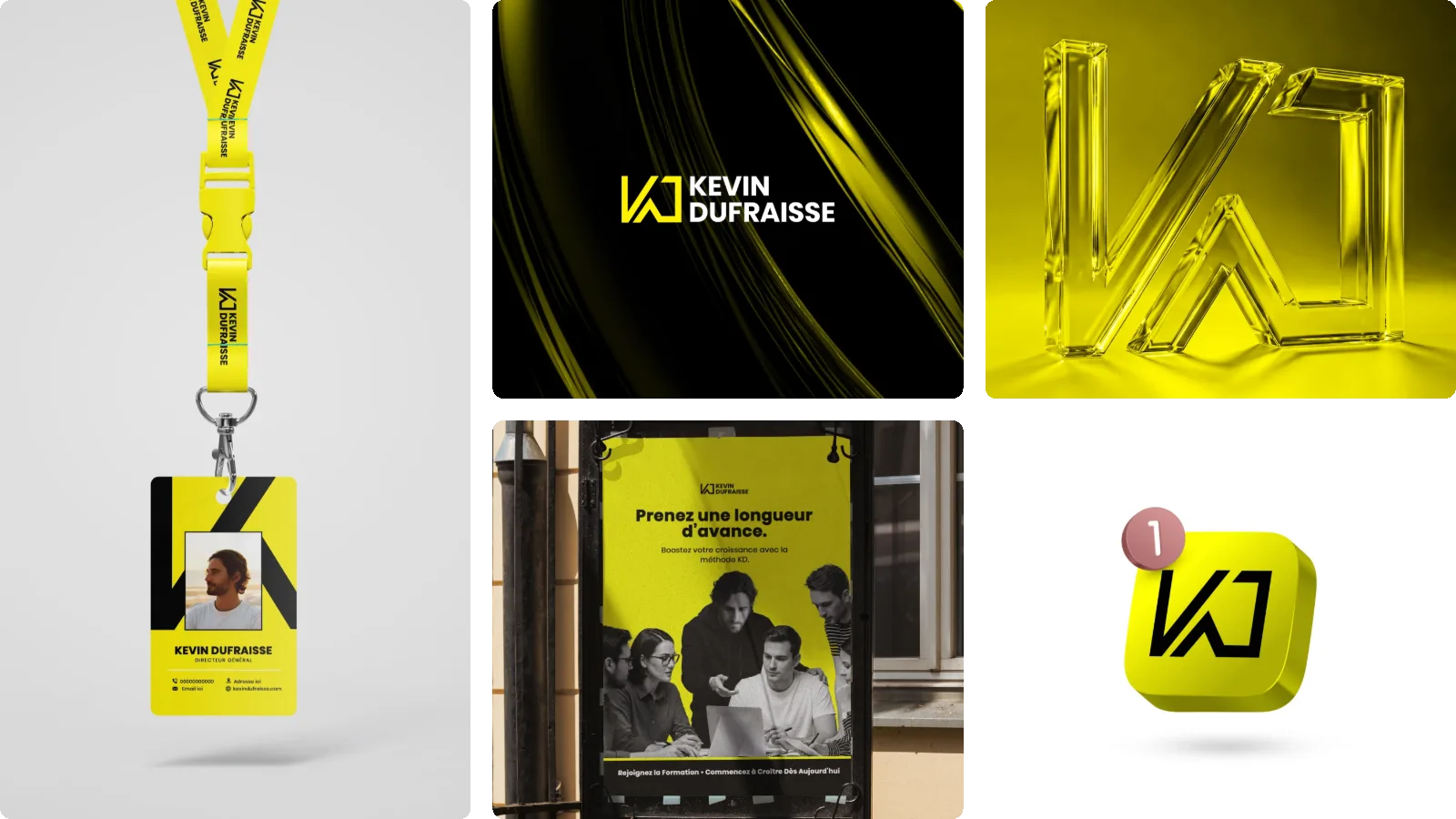Moodboard du projet Kevin Dufraisse
