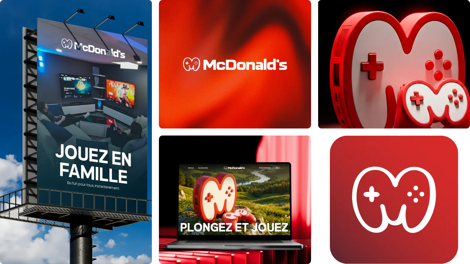 Moodboard du projet McDonald's