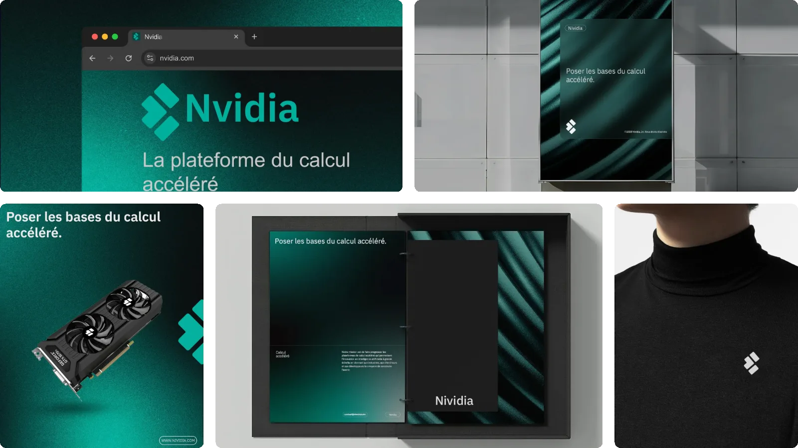 Moodboard du projet Nvidia