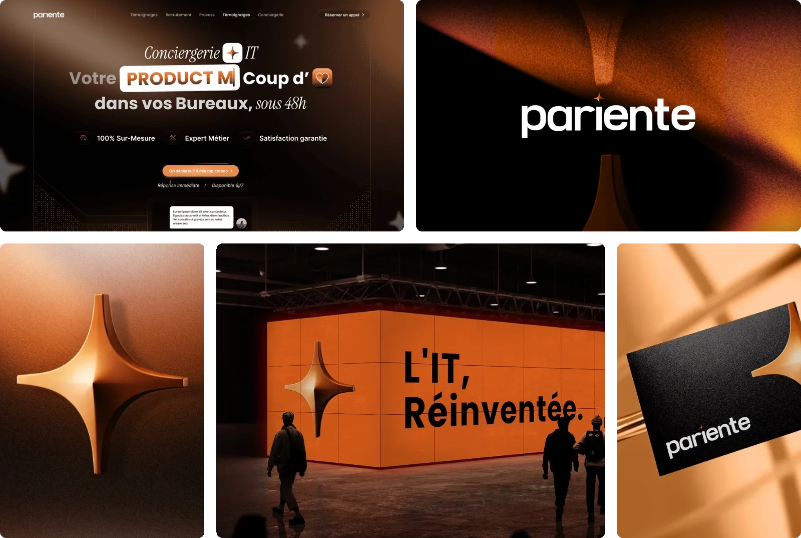 Moodboard du projet Pariente