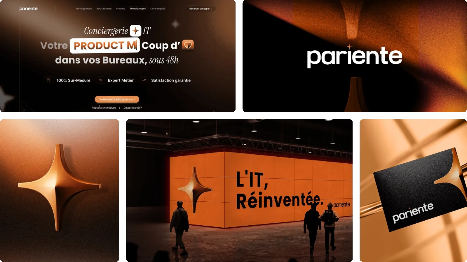 Moodboard du projet Pariente