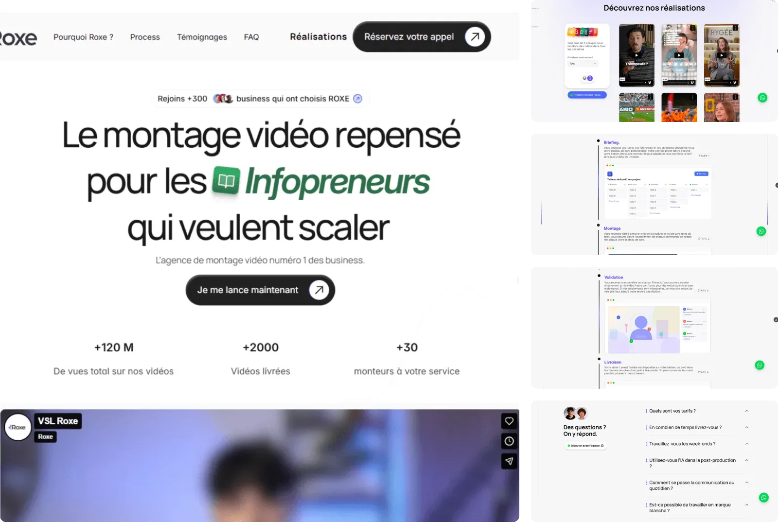 Moodboard du projet Roxe