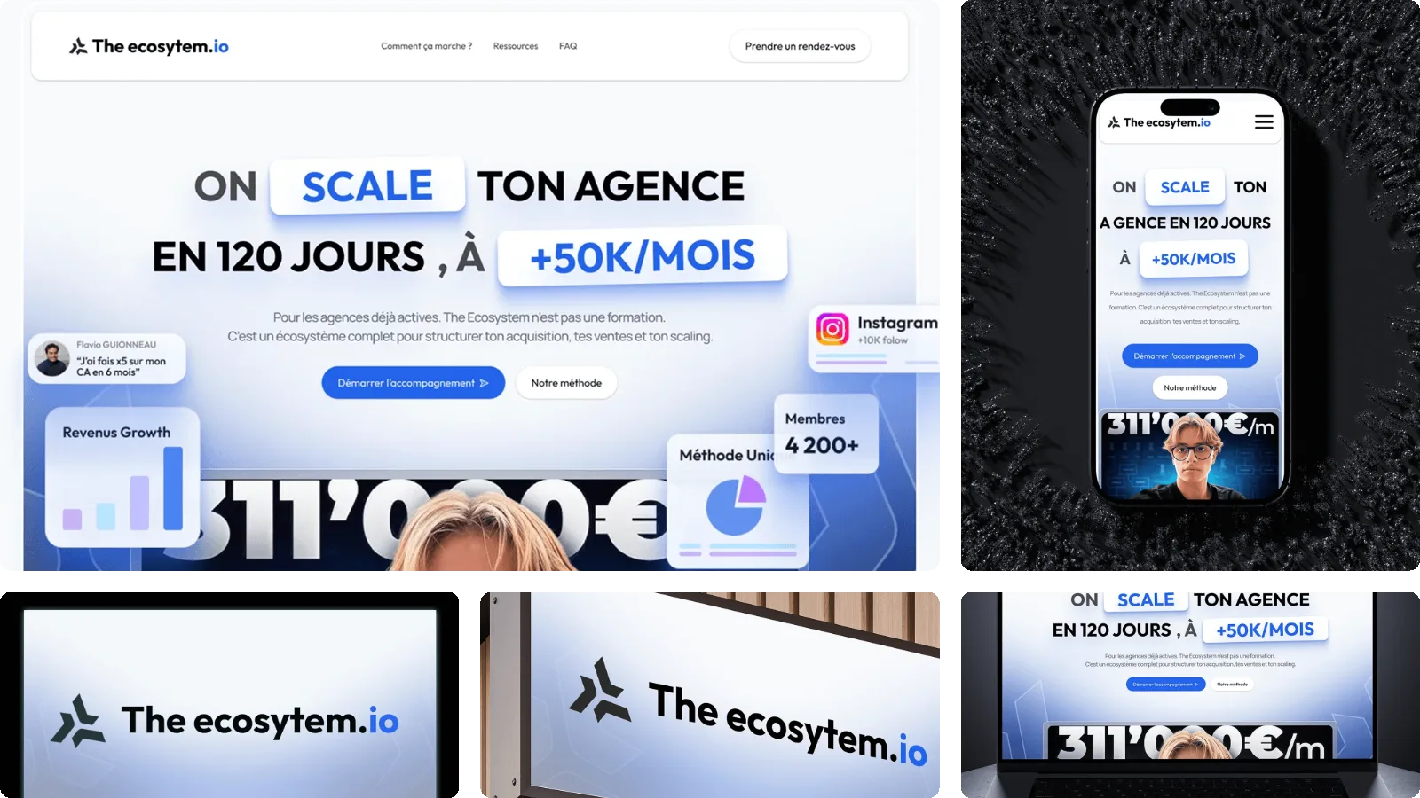 Moodboard du projet The Ecosystem