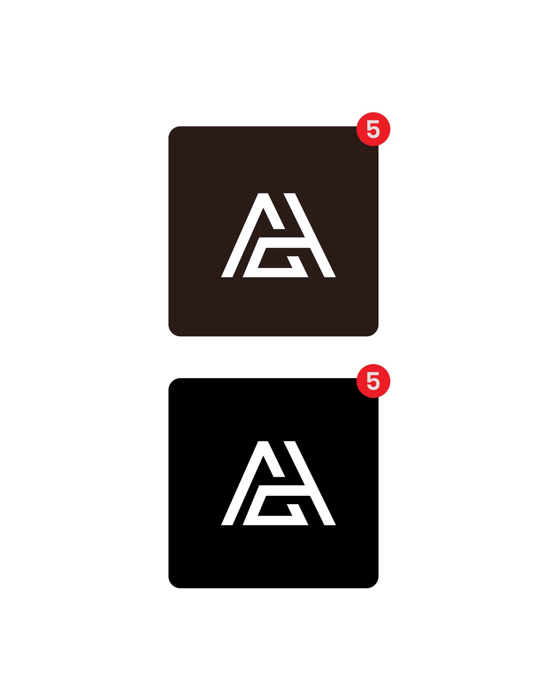 Les icônes d'app