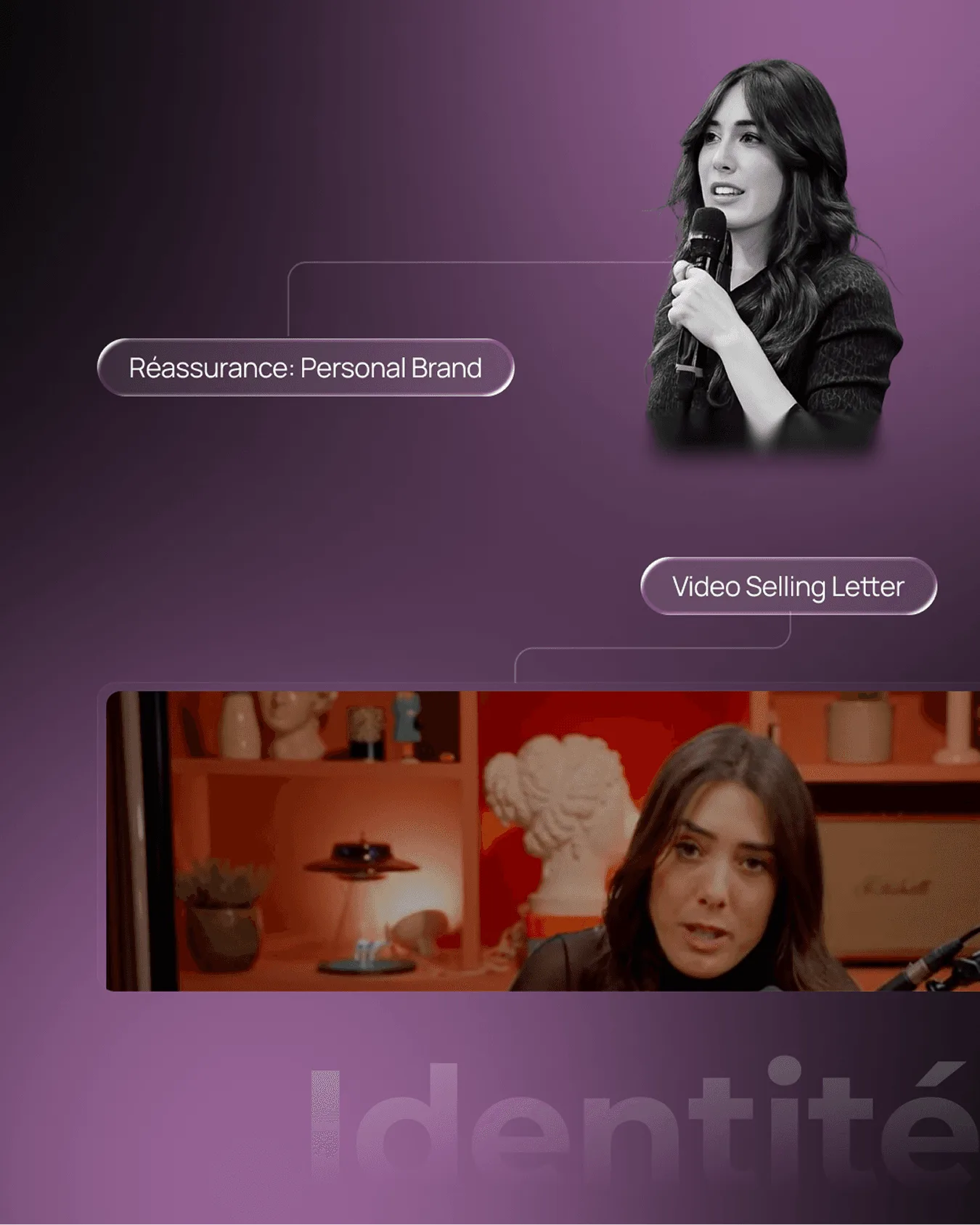Décryptage de l'identité visuelle du site de Caroline Mignaux par Percer