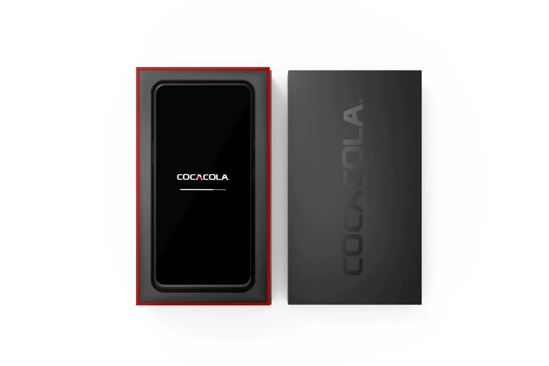 Le téléphone Coca-Cola et sa boîte