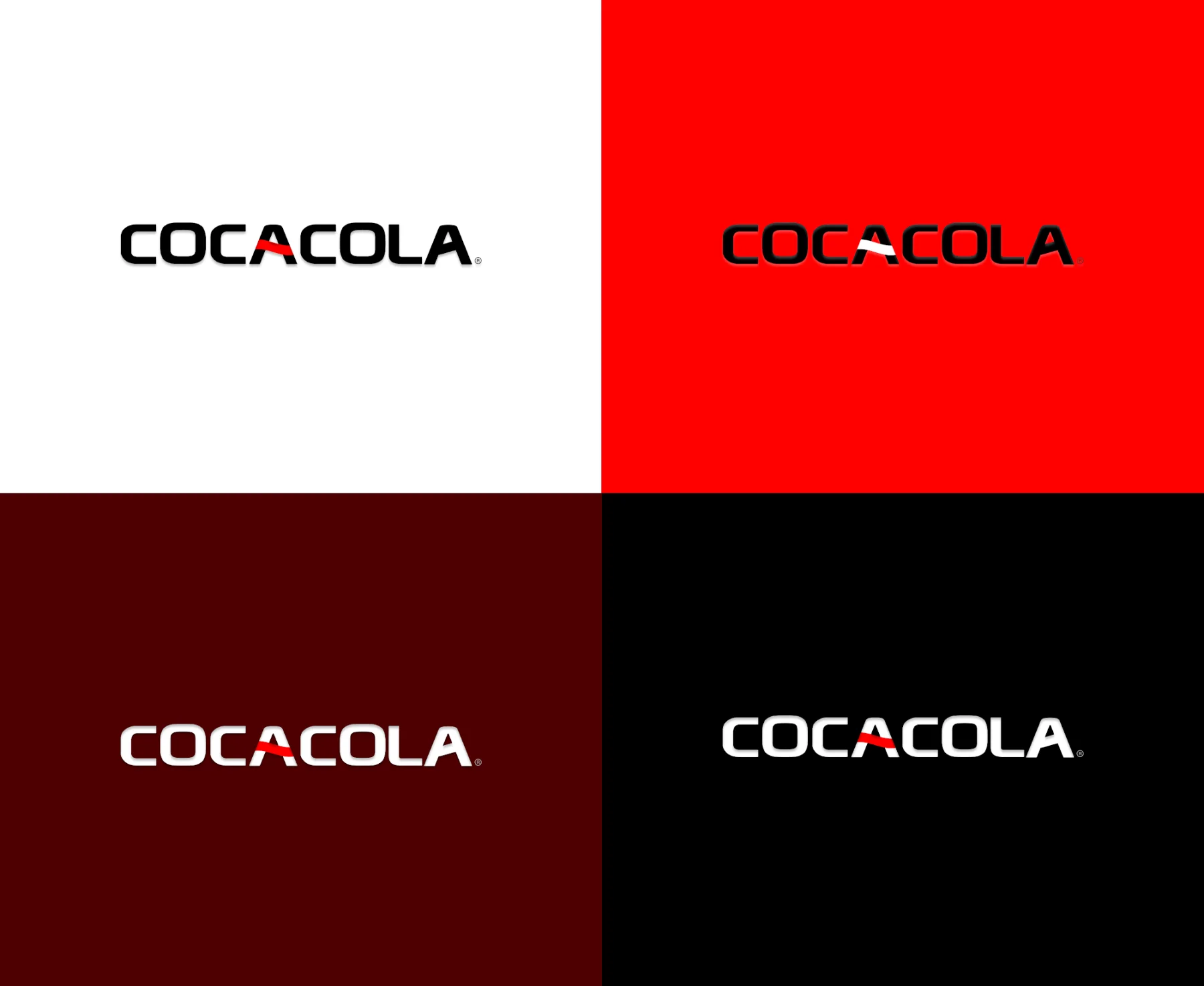 Les déclinaisons de couleur du logotype