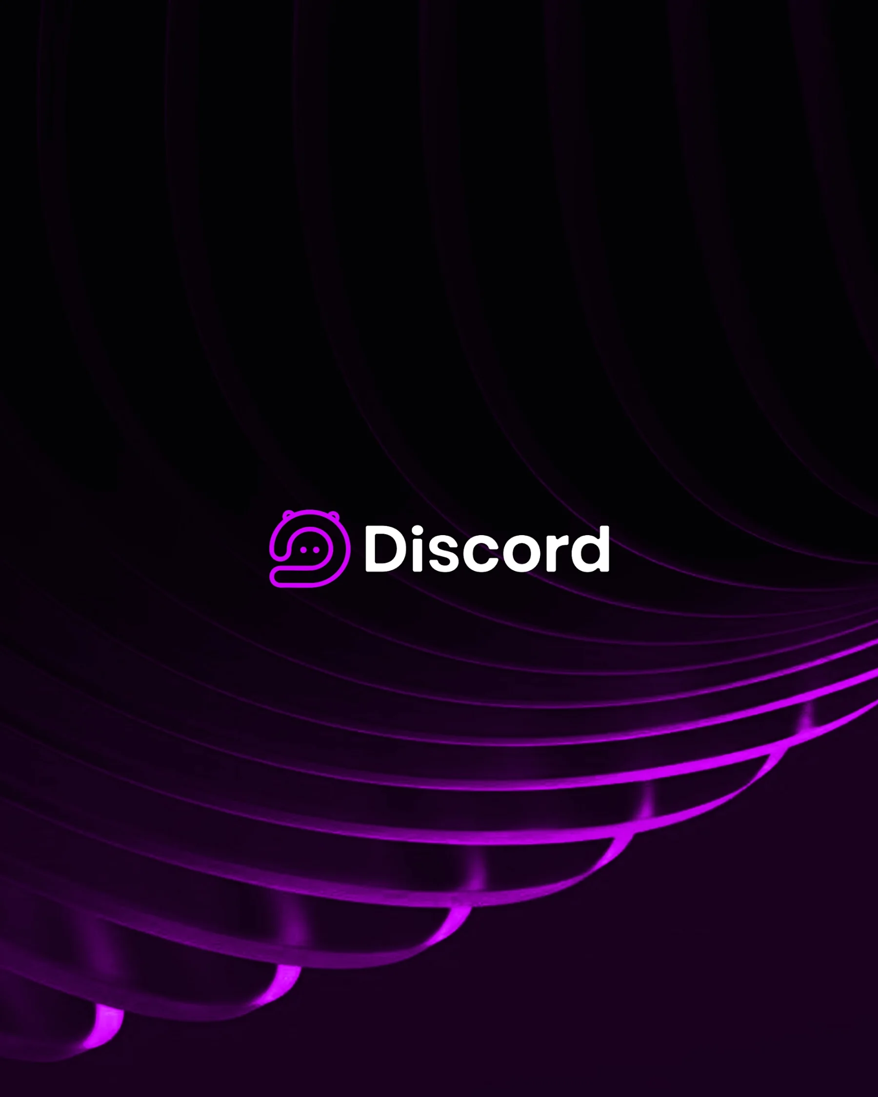 Le logo Discord sur un fond violet