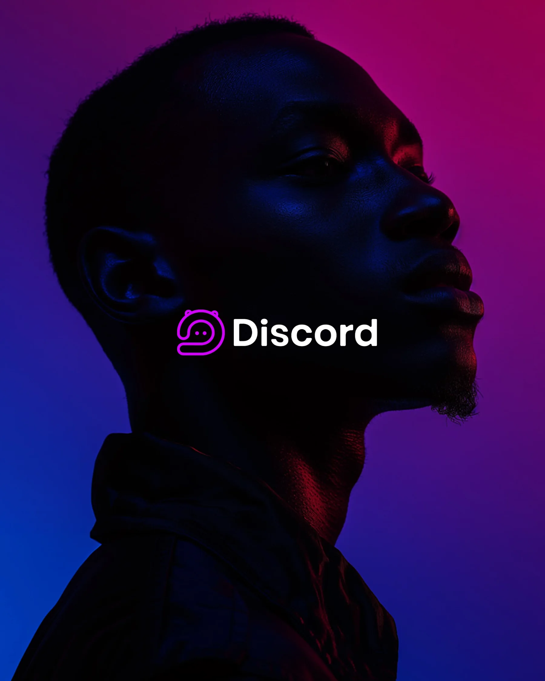Le logo sur une silhouette