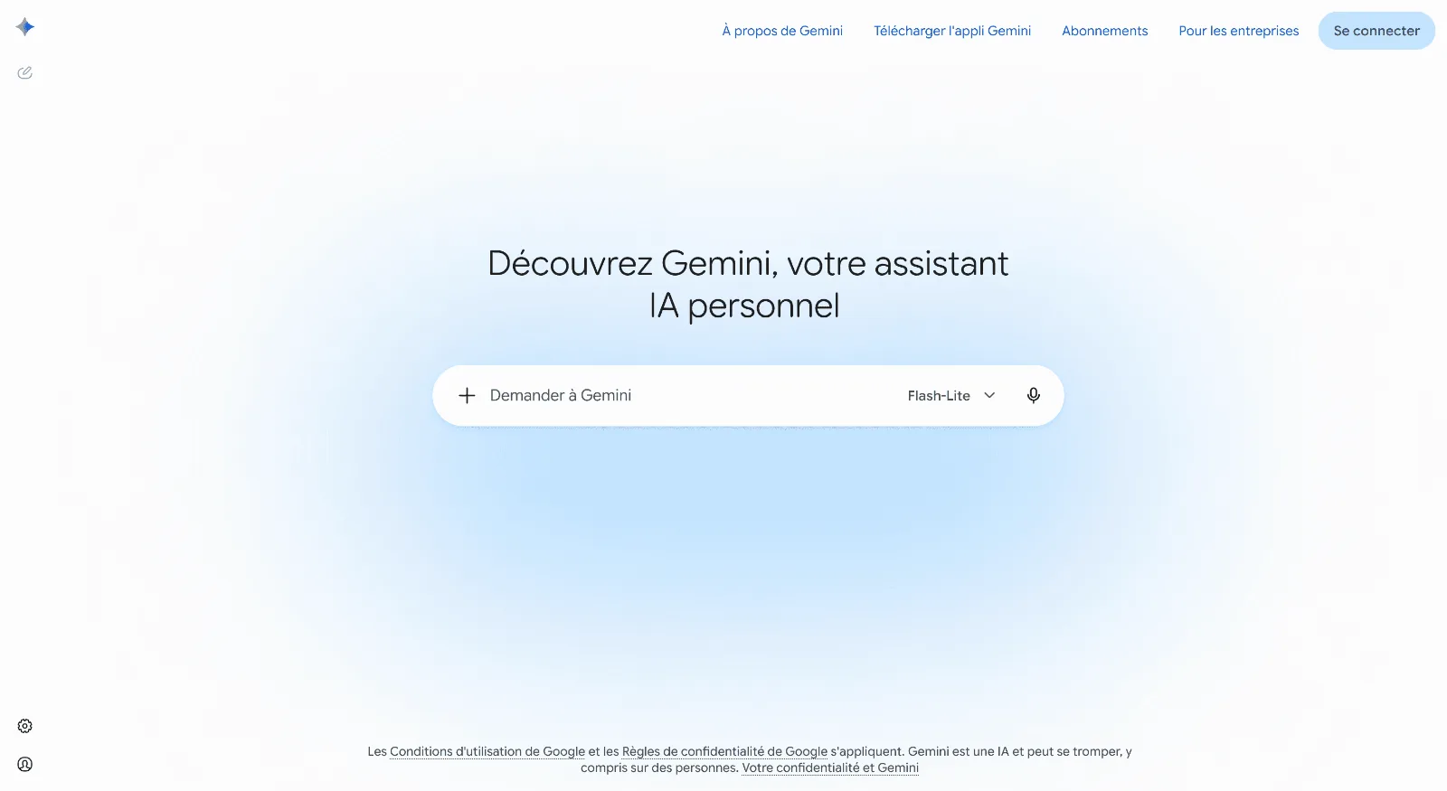 Ancien site Gemini, avant refonte par Percer