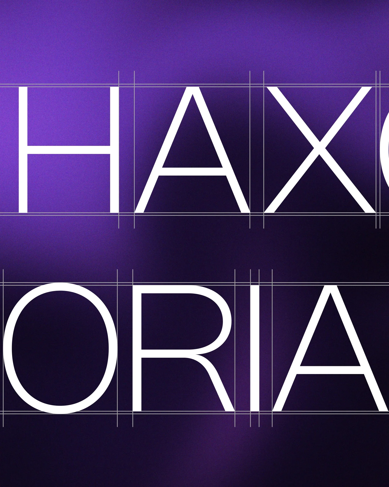 Le logotype Haxoria en très grand