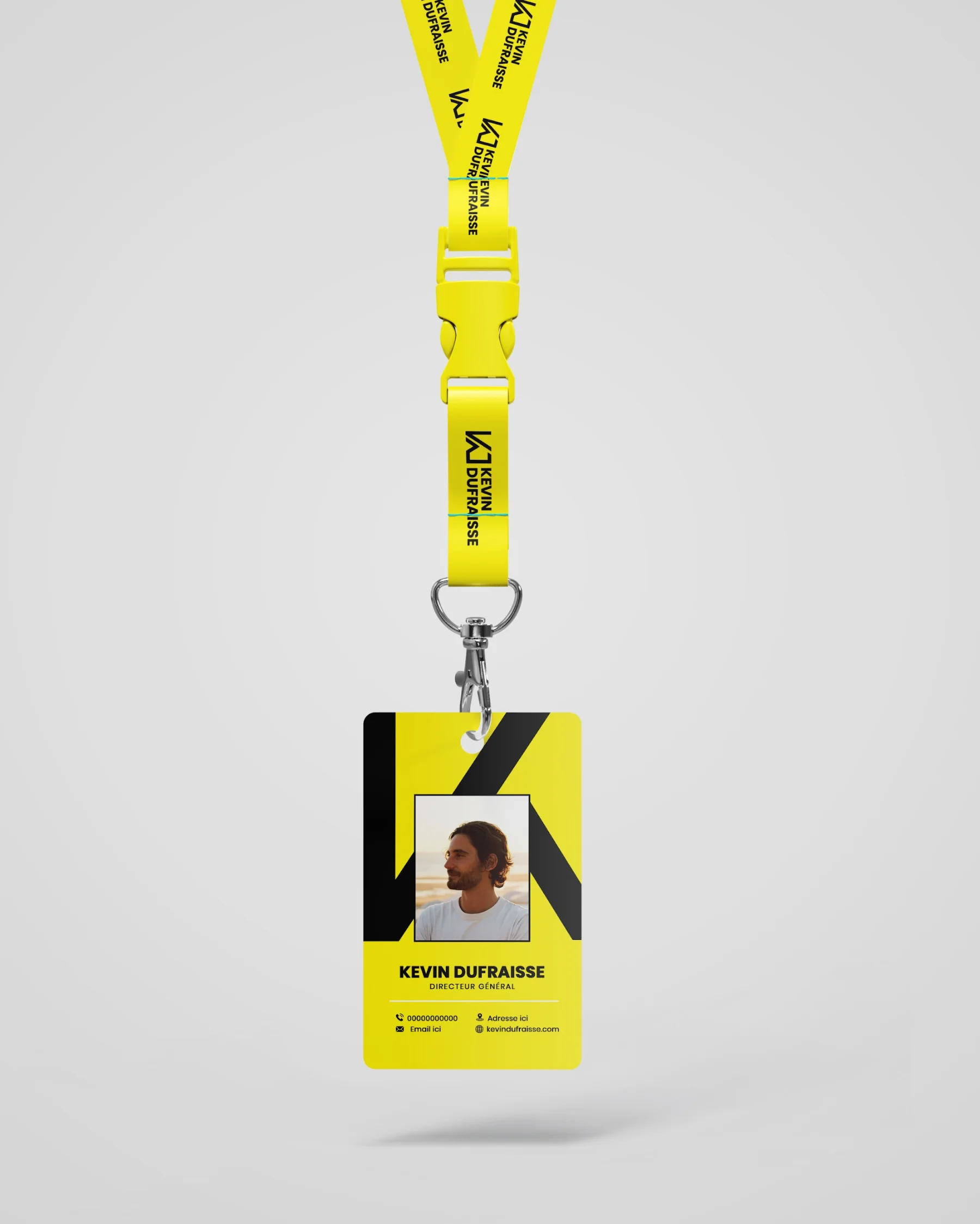 Un badge et son tour de cou