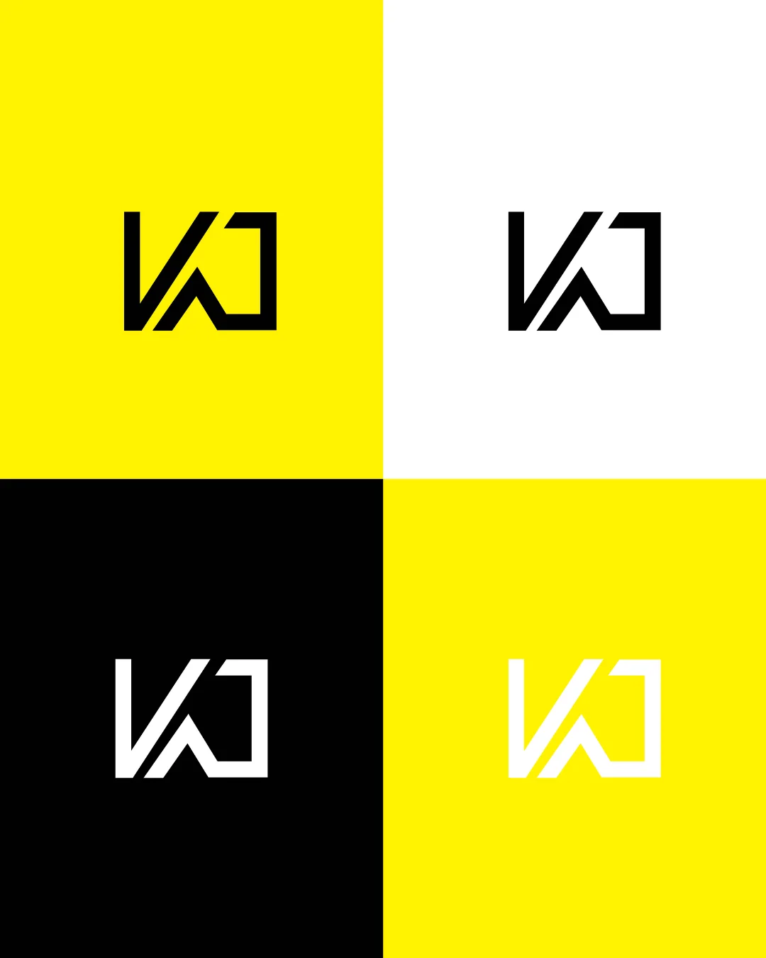 Le monogramme en quatre déclinaisons
