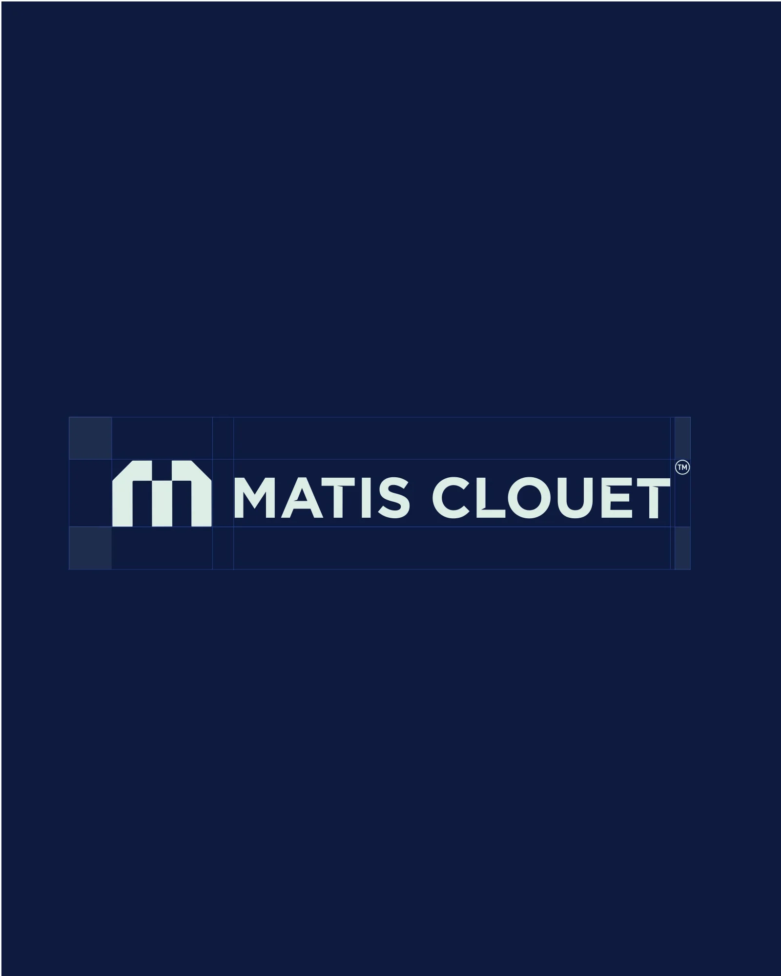Le logotype horizontal et son cadre