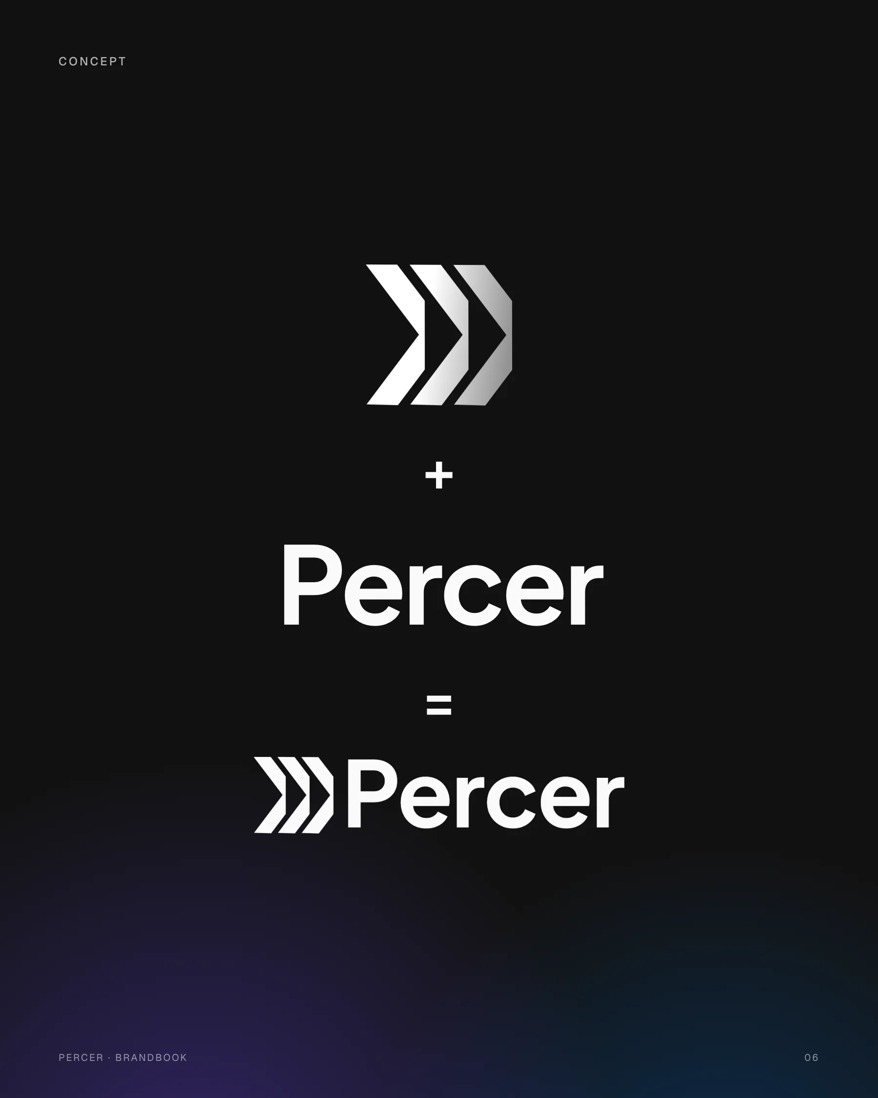 Le symbole et le nom Percer, qui forment le logo