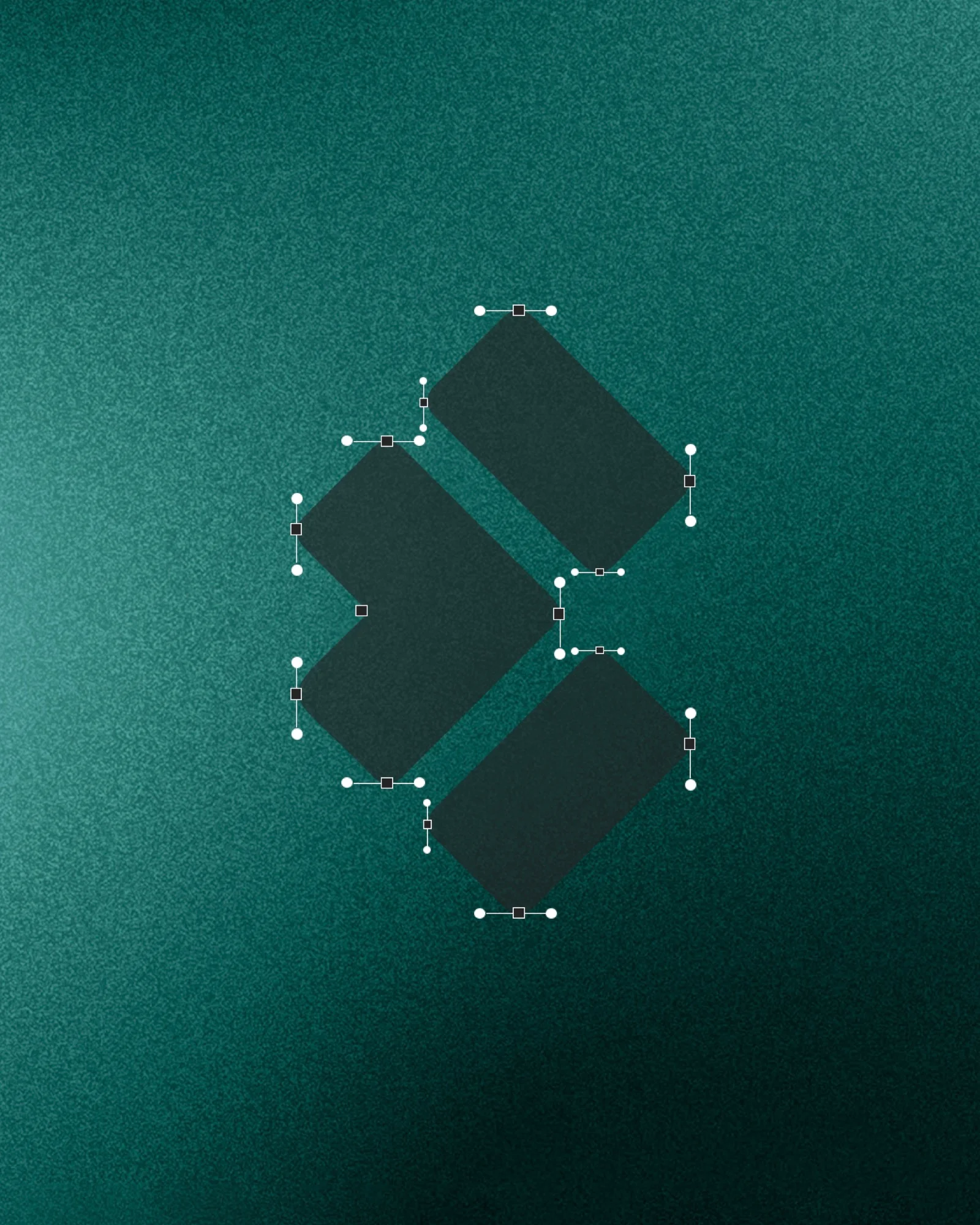 Le symbole Nvidia et ses points de construction