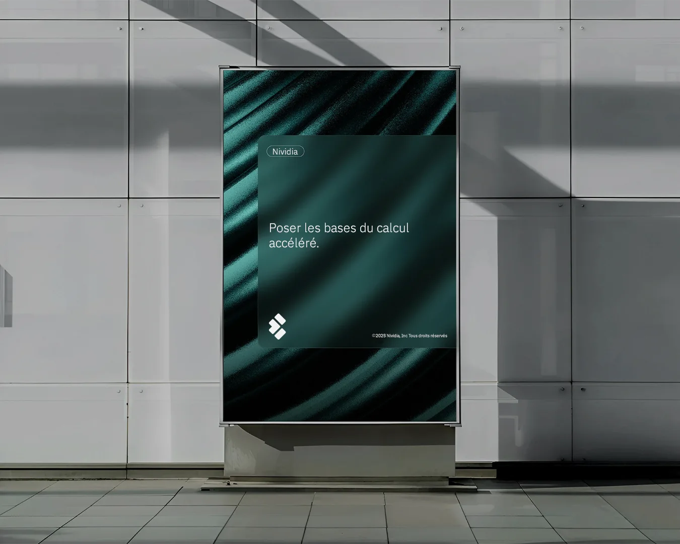 Un écran d'affichage