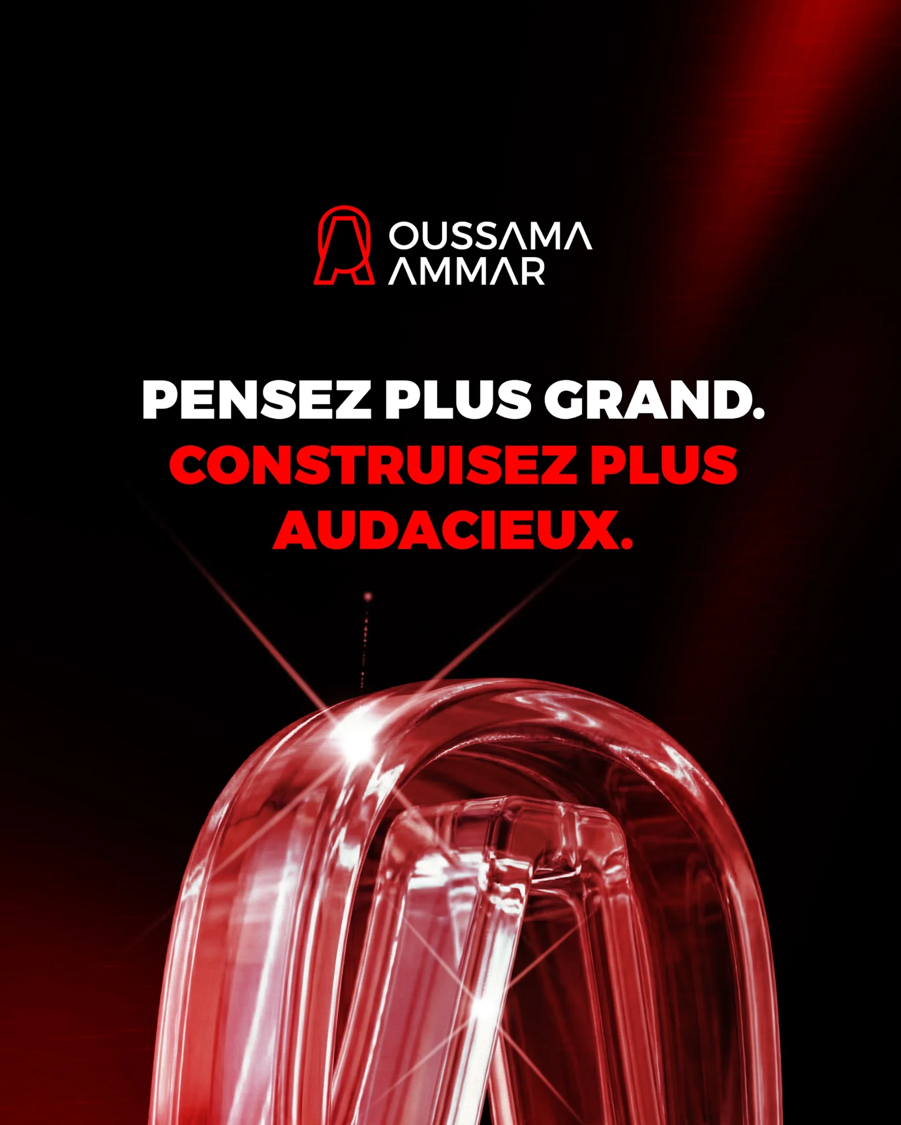 Un flyer « Pensez plus grand »