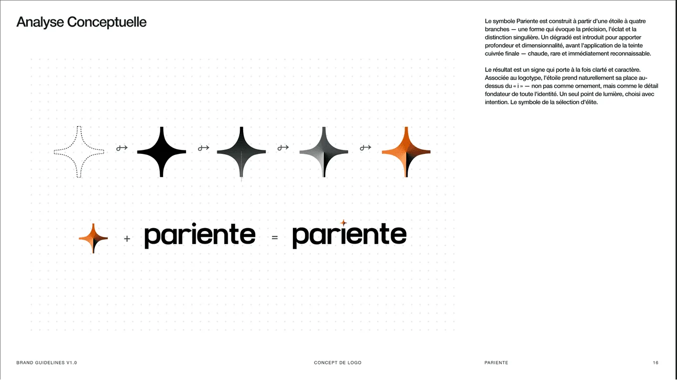 Une section du site Pariente