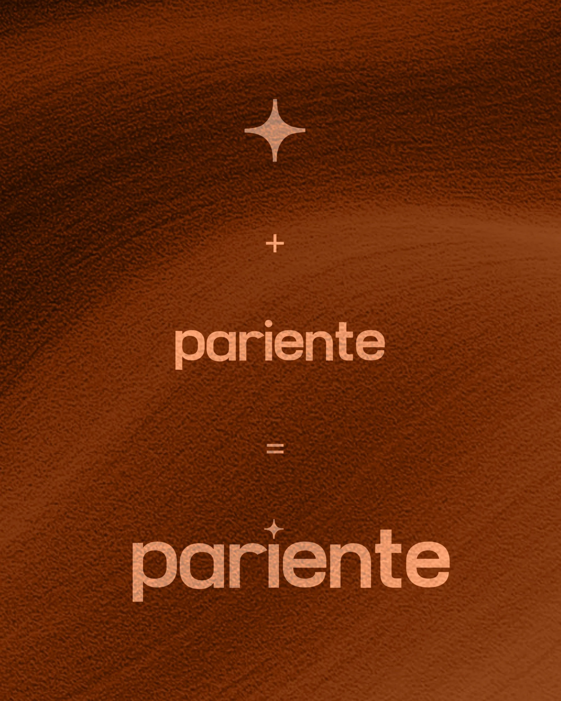 L'étoile et le logotype qui forment le logo Pariente
