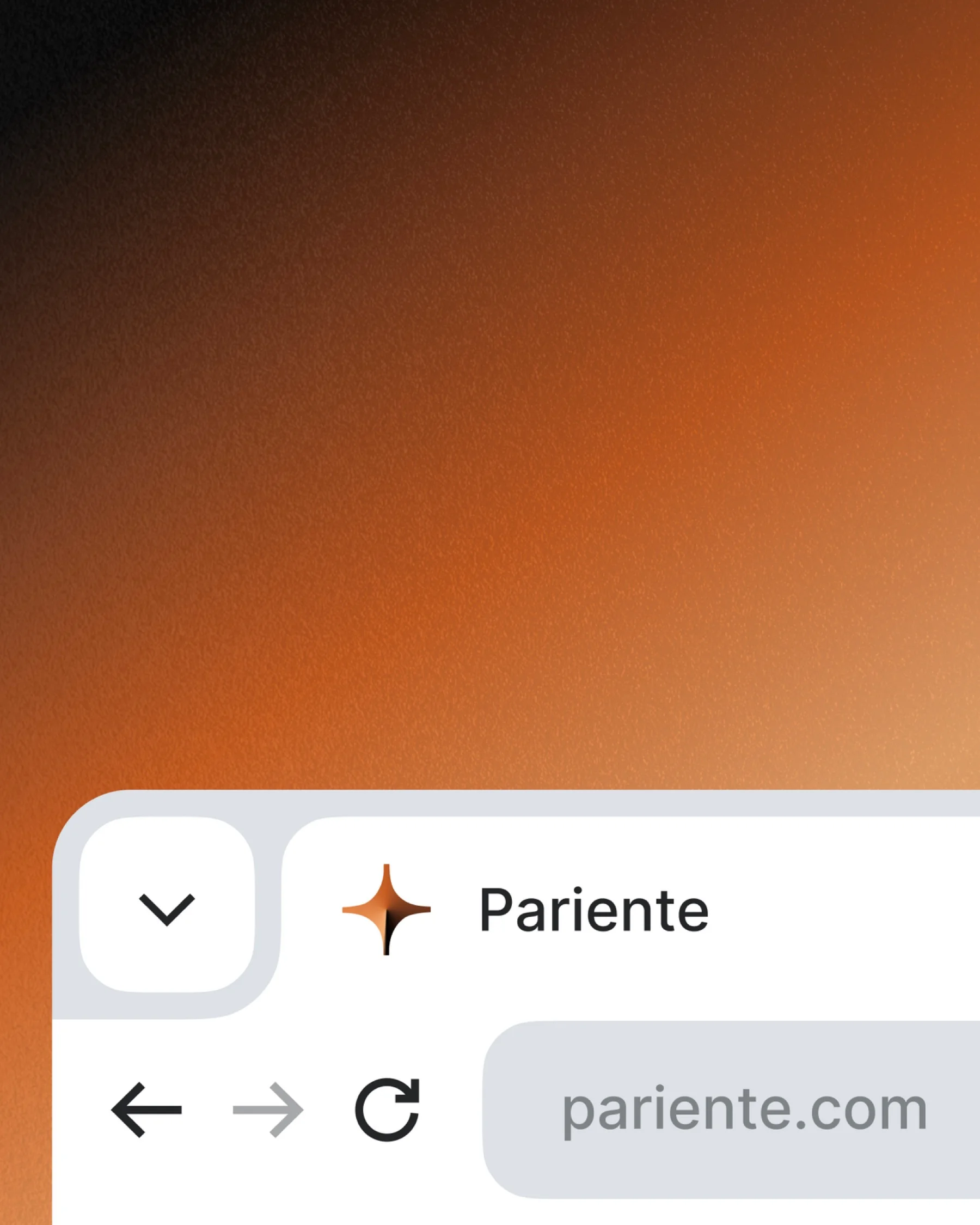 L'étoile Pariente dans l'onglet du navigateur