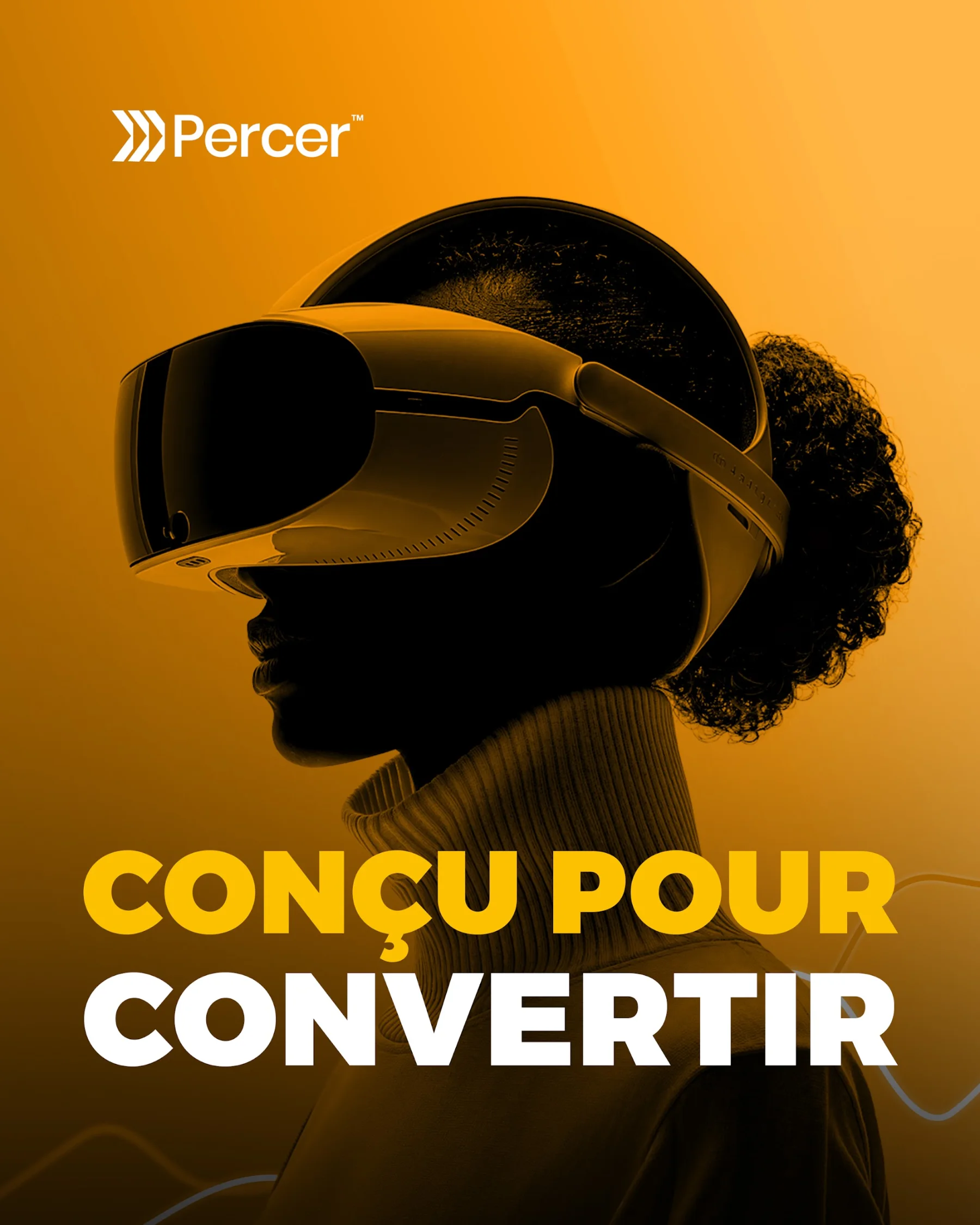 Une affiche « Conçu pour convertir »