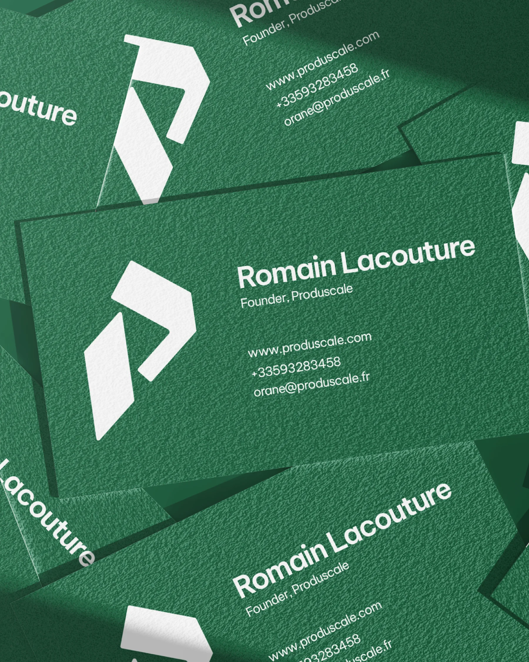 Les cartes de visite Produscale