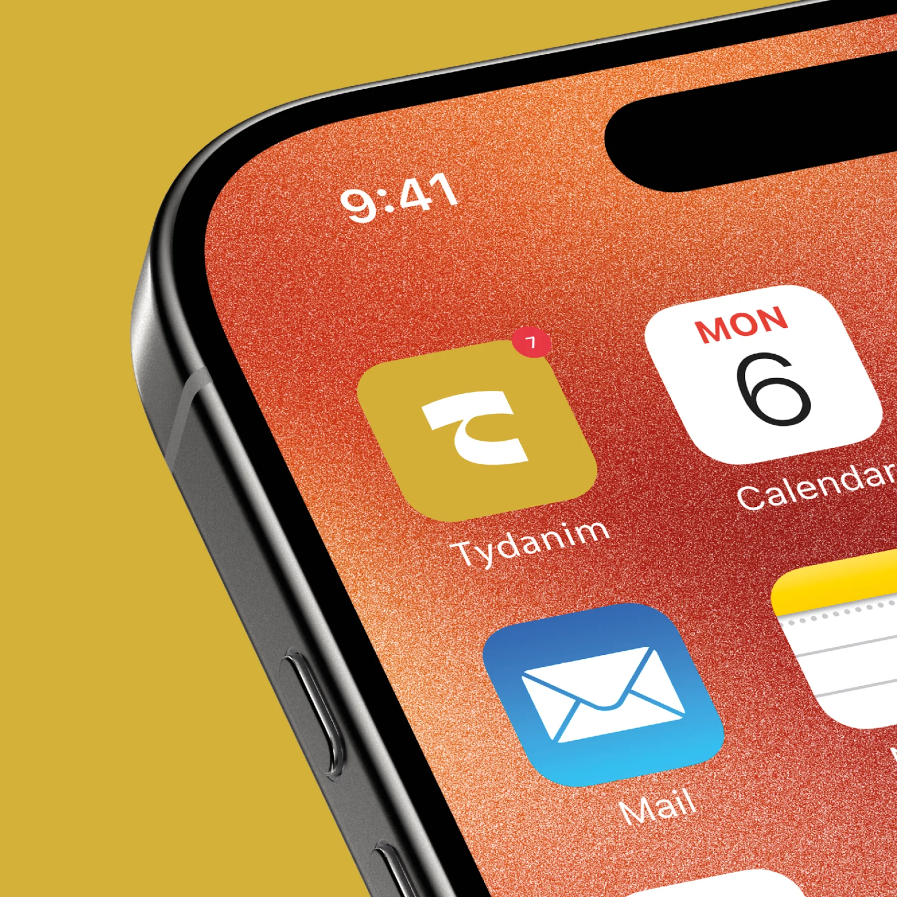 L'icône Tydanim sur un téléphone