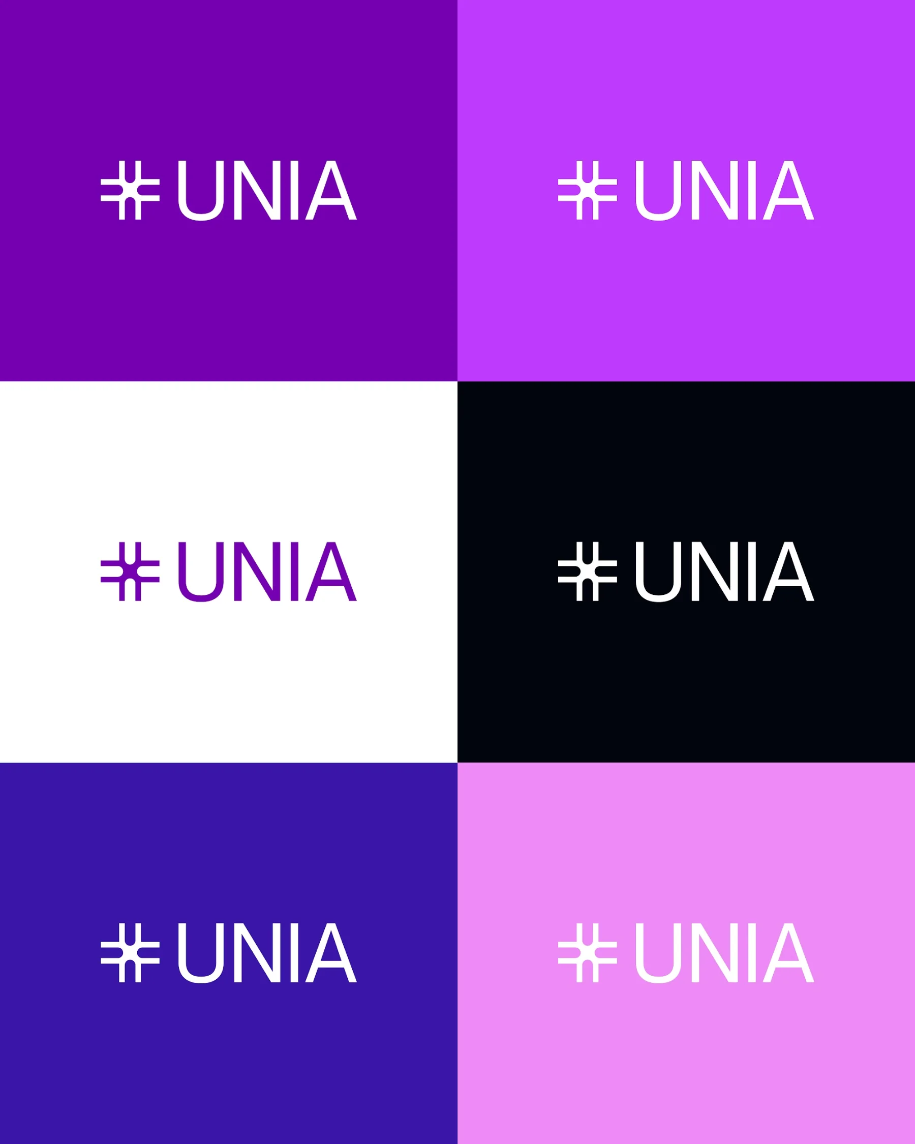 Les déclinaisons de couleur du logo
