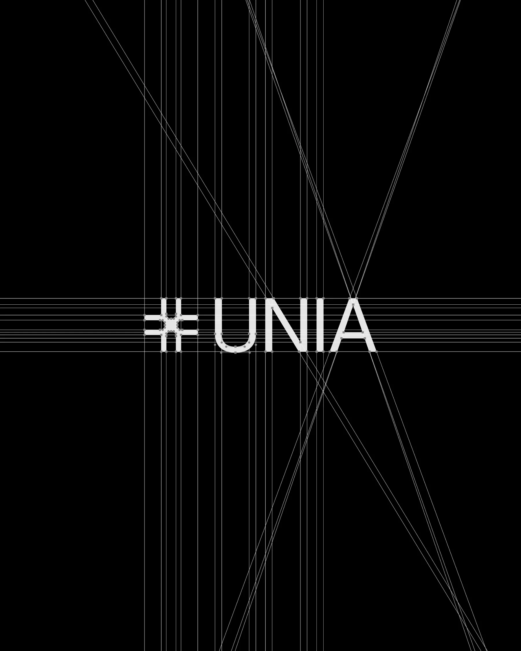 Le logo Unia sur sa grille