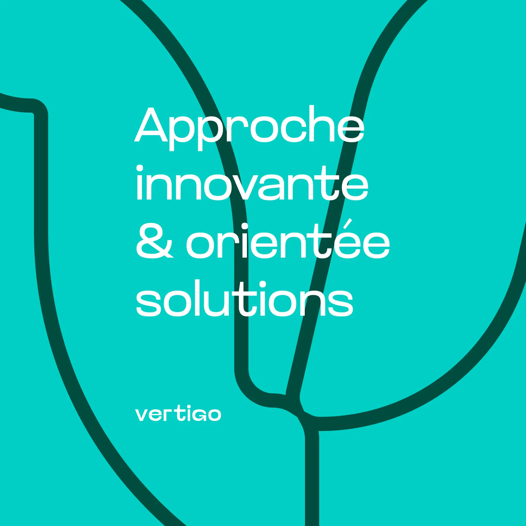 Une affiche « Approche innovante & orientée solutions »