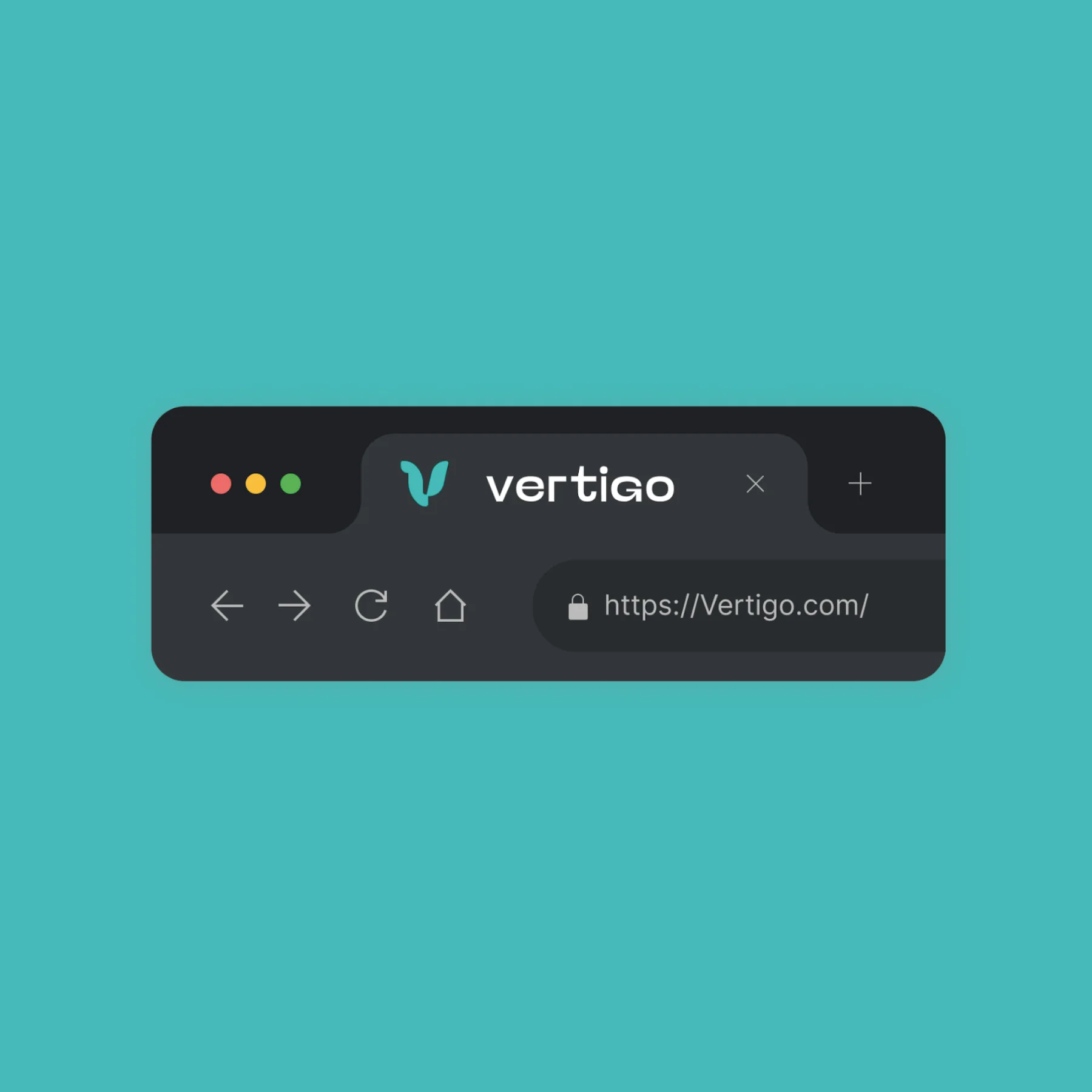 L'onglet Vertigo dans un navigateur