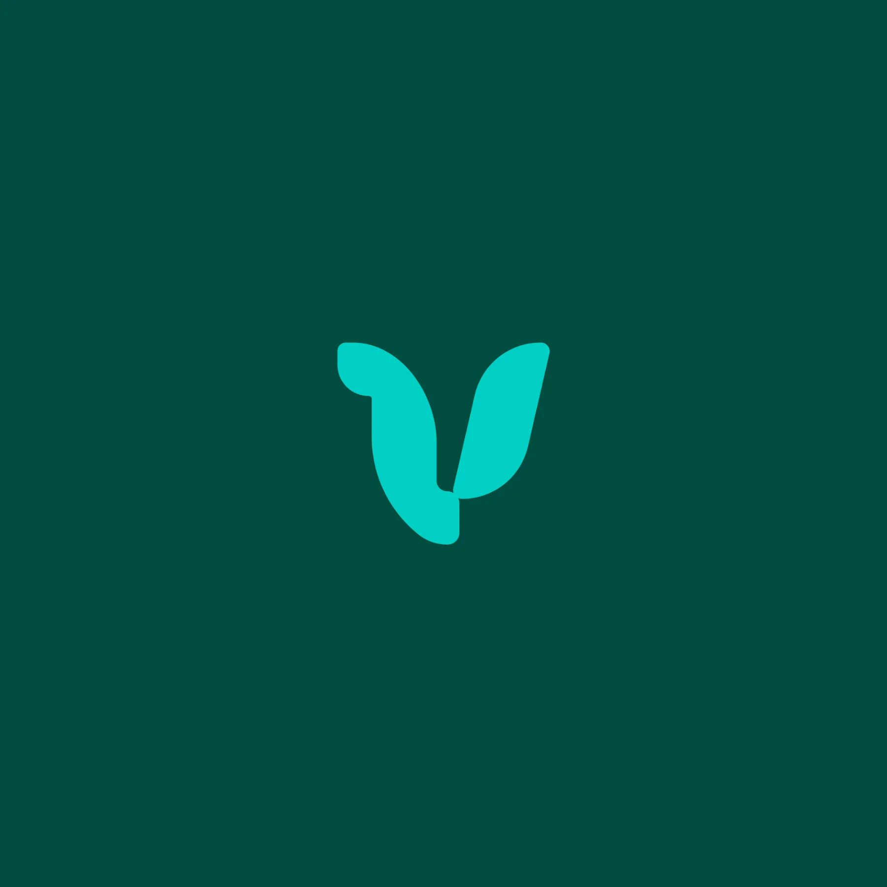 Le symbole sur un vert profond