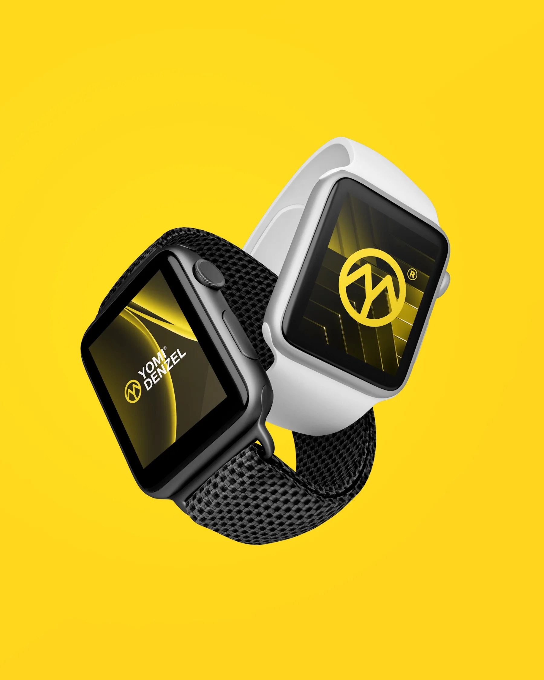 Le symbole sur des montres connectées